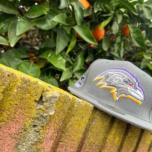 BALTIMORE RAVENS FITTED HAT 7 1/2 FITTEDS
